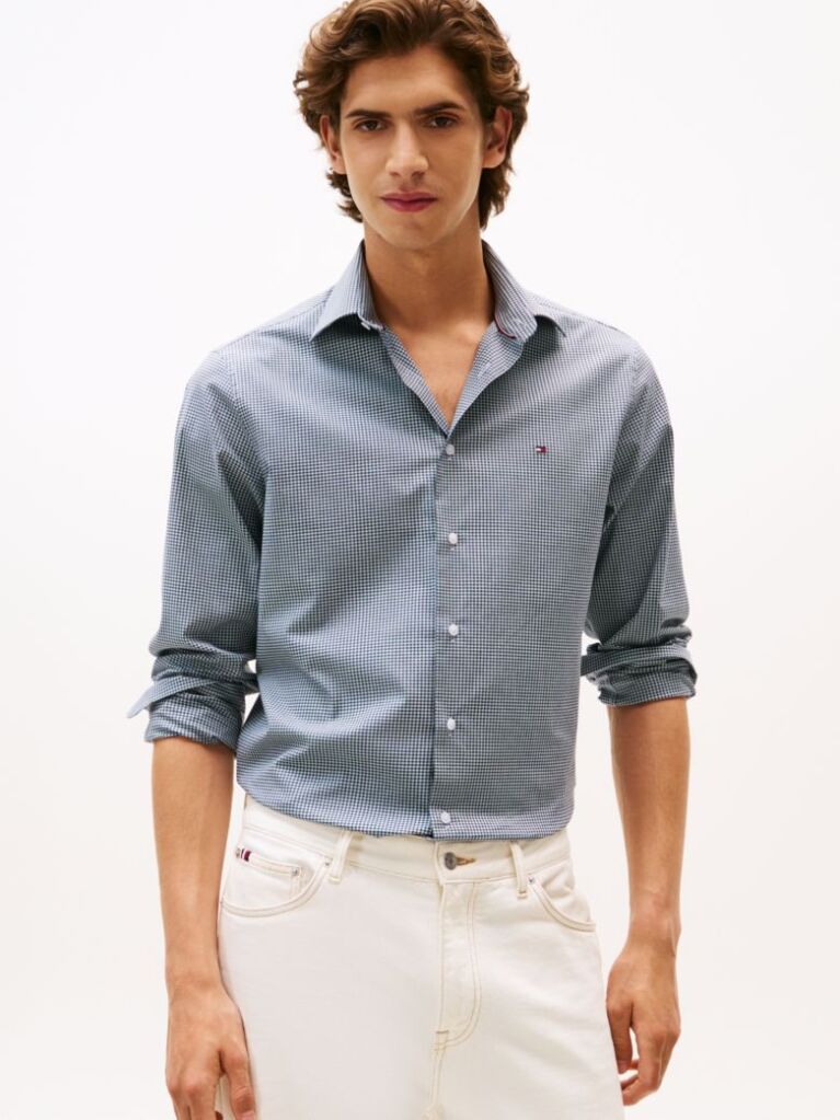 Multi Color Ground Gingham Regular Shirt  Men