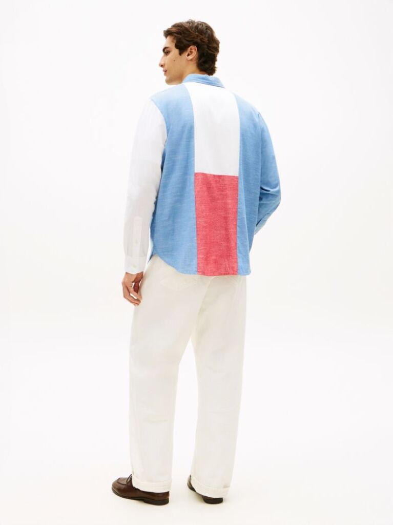 Multi Άνετο Πουκάμισο Με Colour-Blocked Σχέδιο  Άνδρες