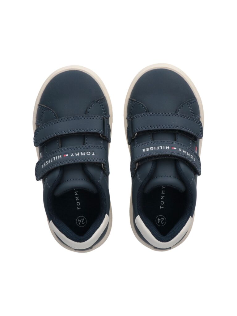 Μπλε Sneakers Mε Velchro Και Σημαία  Παιδί Unisex