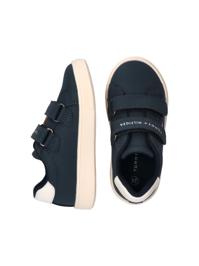 Μπλε Sneakers Mε Velchro Και Σημαία  Παιδί Unisex
