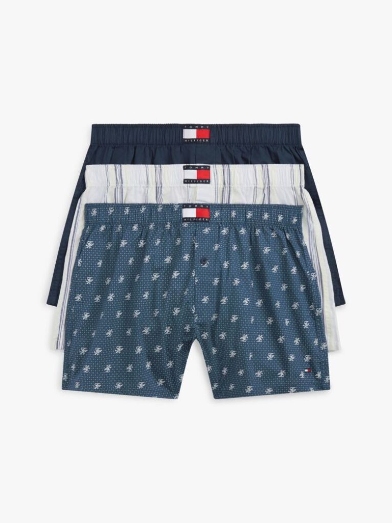 Multi 3-Pack Heritage Logo Poplin Boxer Shorts  Men