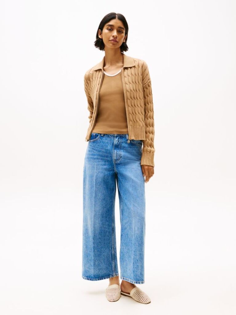 Blue Wide Leg Jeans  Women