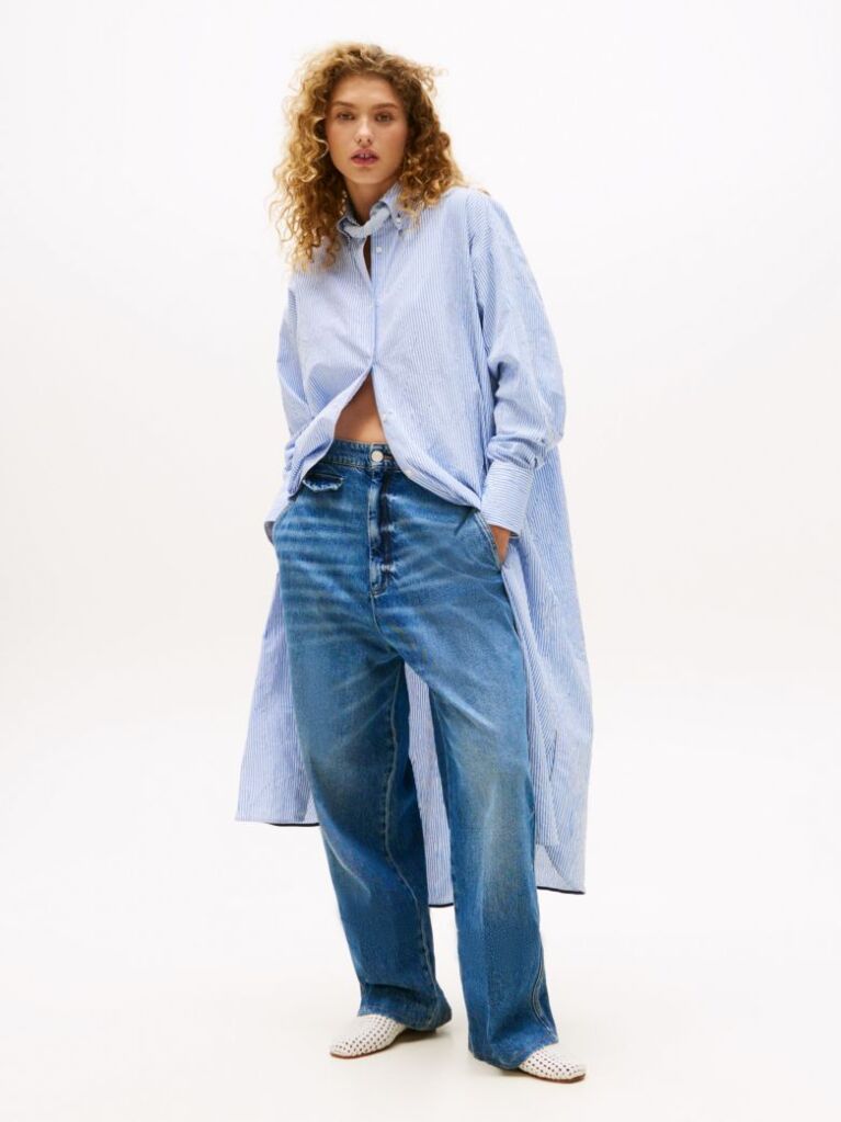 Denim The Runway Collection Oversized Utility Jeans  Women