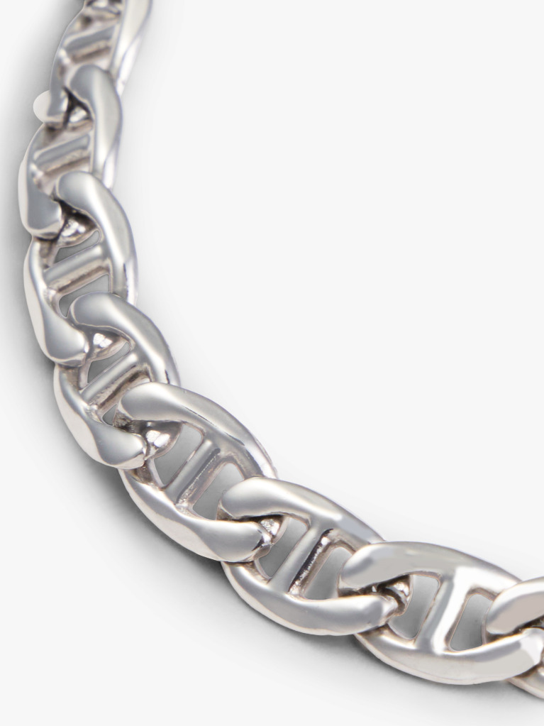 Silver Stainless Steel Bracelet  Men