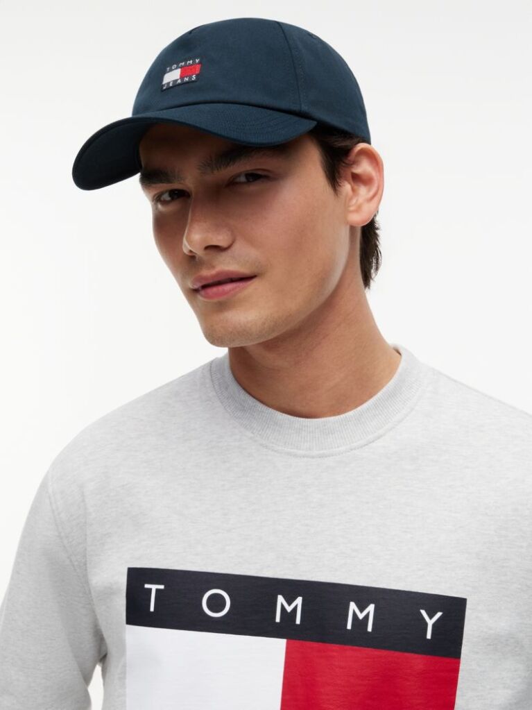 Blue Heritage Logo Twill Baseball Cap  Men