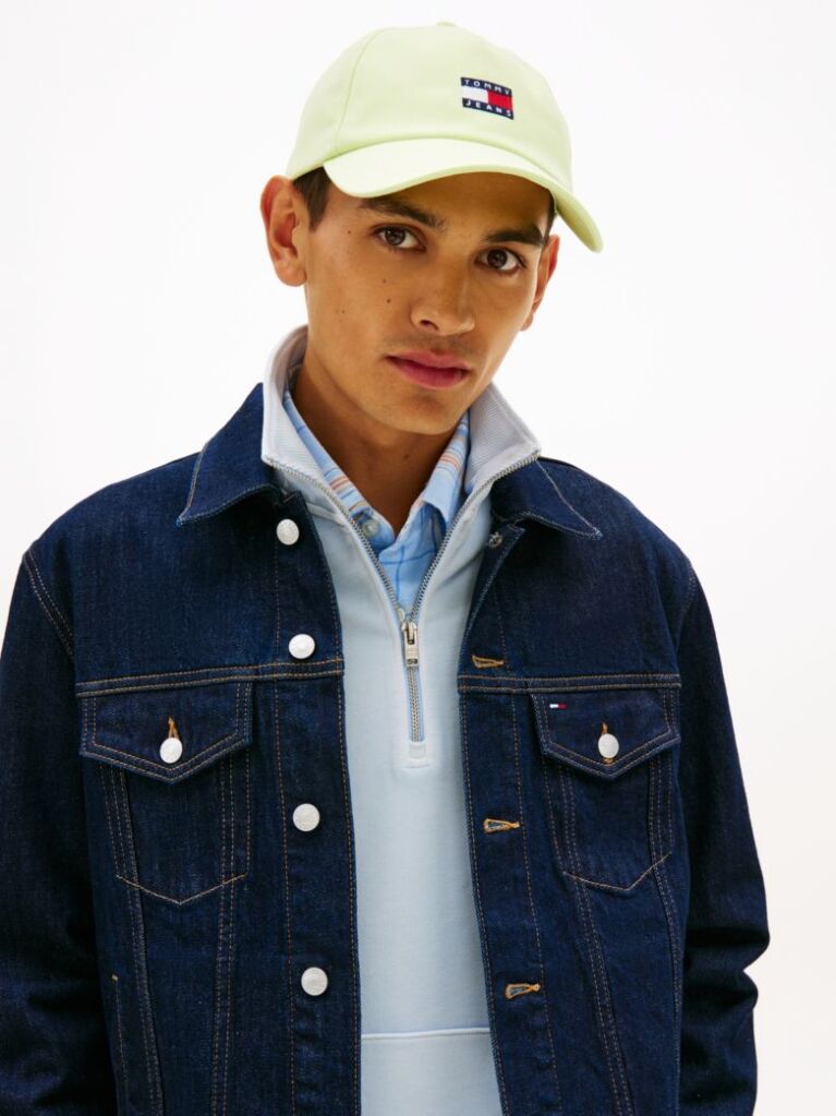 Green Heritage Logo Twill Baseball Cap  Men