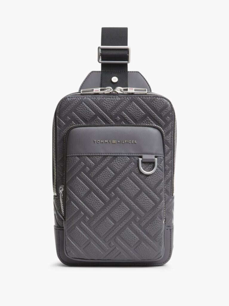 Grey Modern Sling Bag  Men