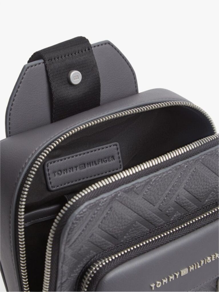Grey Modern Sling Bag  Men