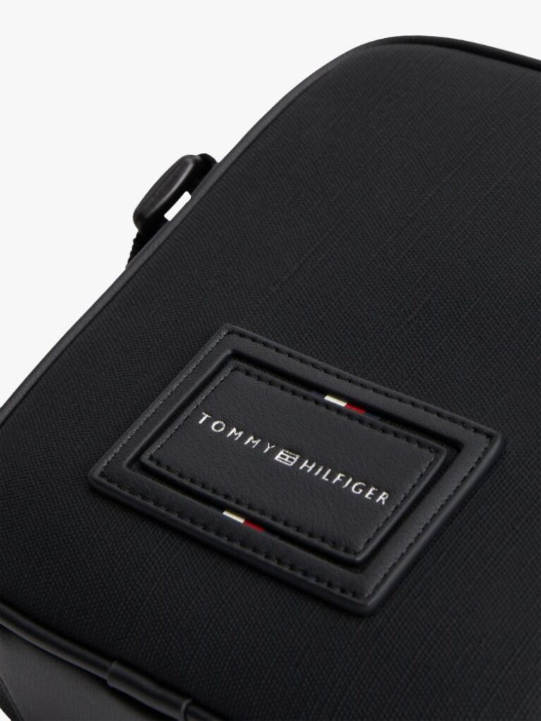 Black Crossbody Reporter Bag  Men