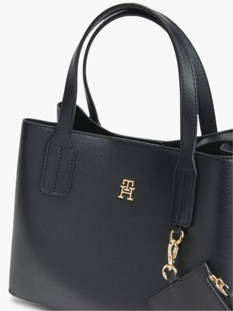 Μαύρο Hilfiger Icon TH Monogram Τσάντα Χειρός  Γυναίκες