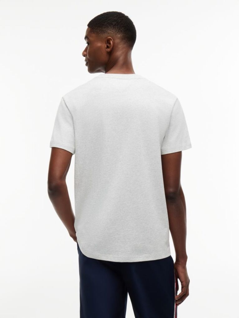 Γκρι Slim T-Shirt Με Λογότυπο Και Σχέδιο  Άνδρες