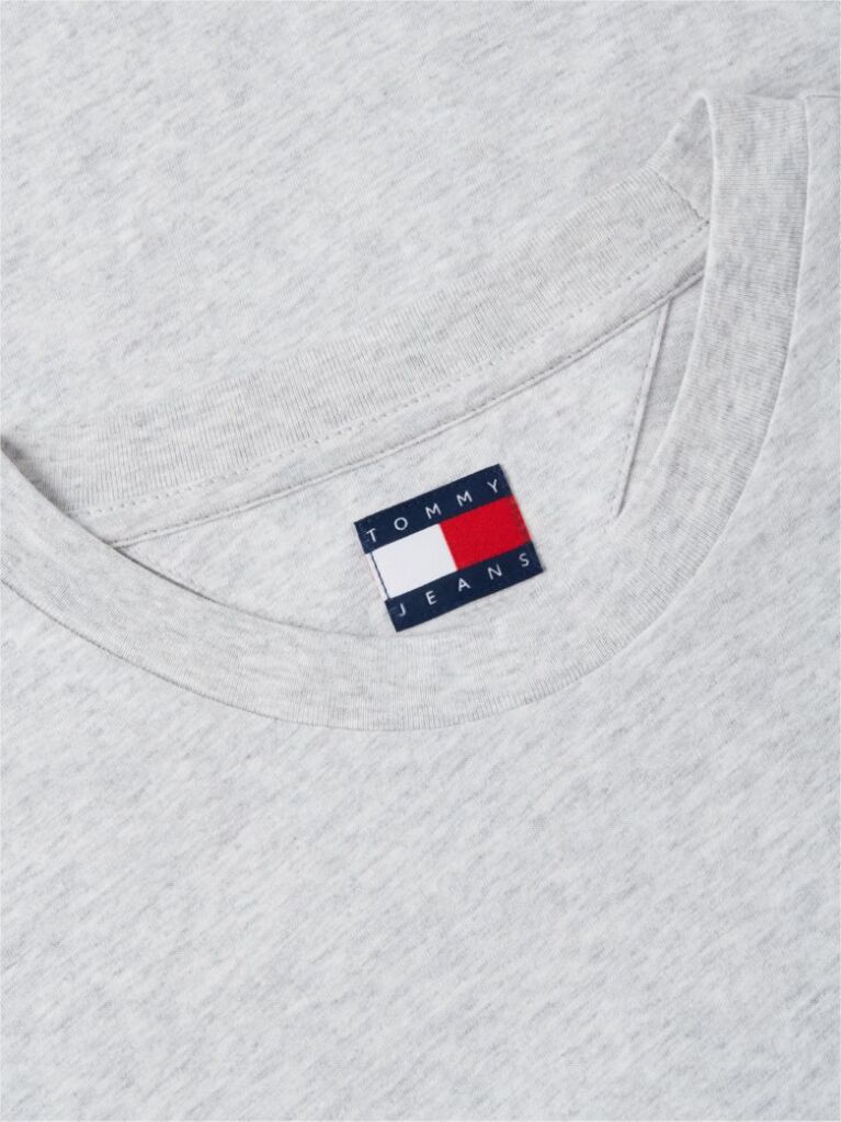 Γκρι Slim T-Shirt Με Λογότυπο Και Σχέδιο  Άνδρες