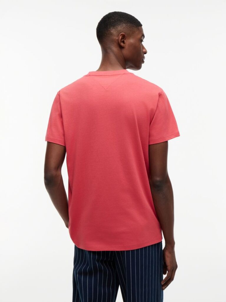 Κόκκινο Slim T-Shirt Με Λογότυπο Και Σχέδιο  Άνδρες