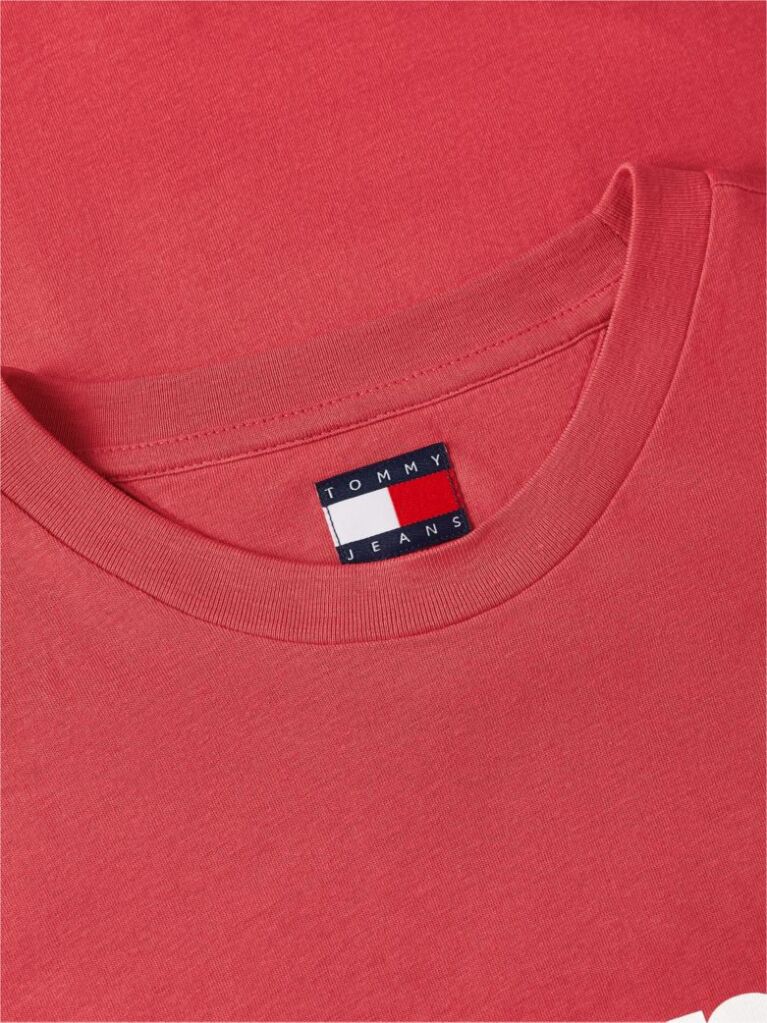 Κόκκινο Slim T-Shirt Με Λογότυπο Και Σχέδιο  Άνδρες