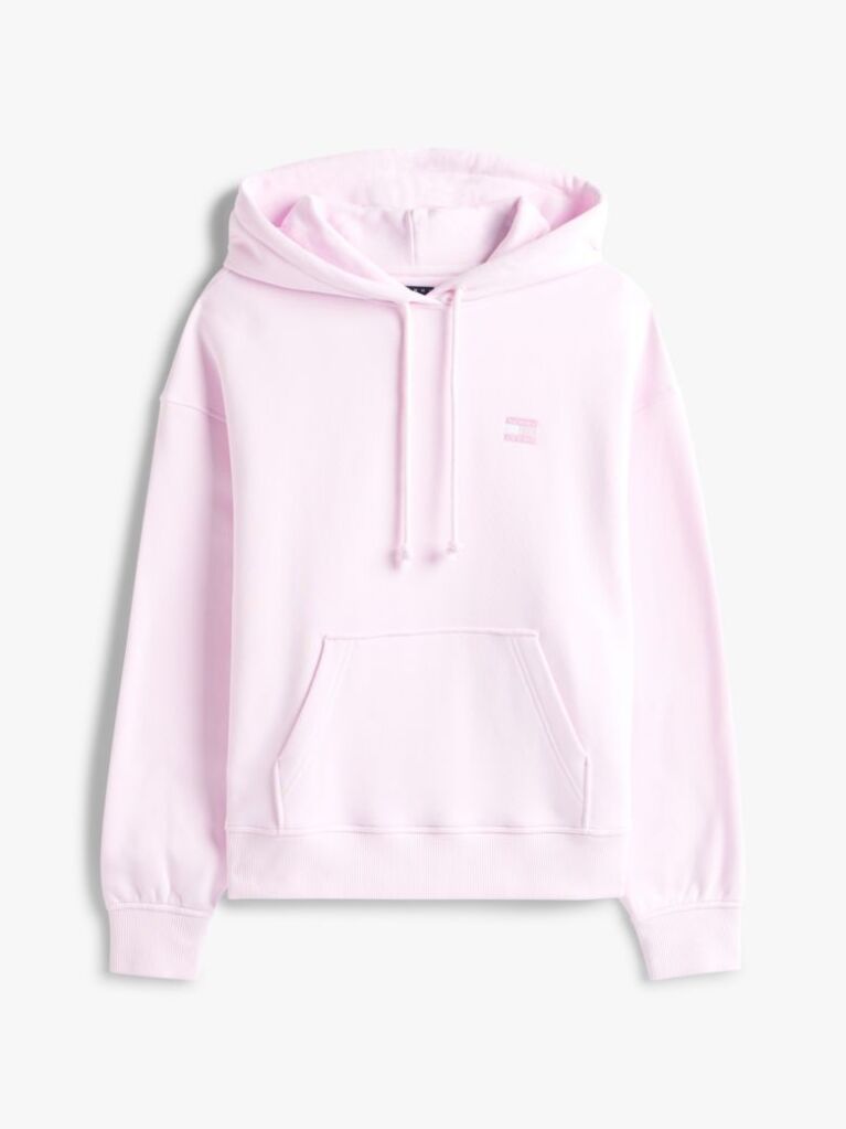 Ροζ Hoody Σε Boxy Γραμμή  Γυναίκες