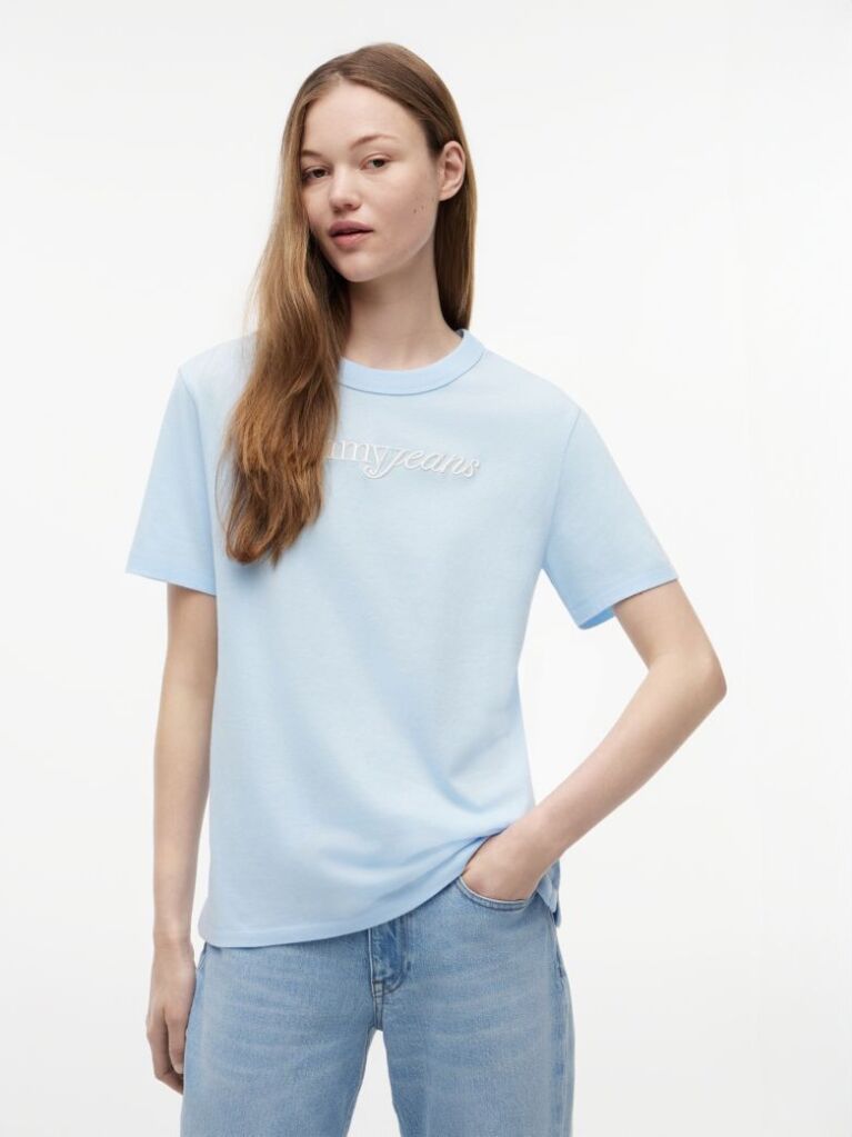 Blue Relaxed Jersey T-Shirt  Women