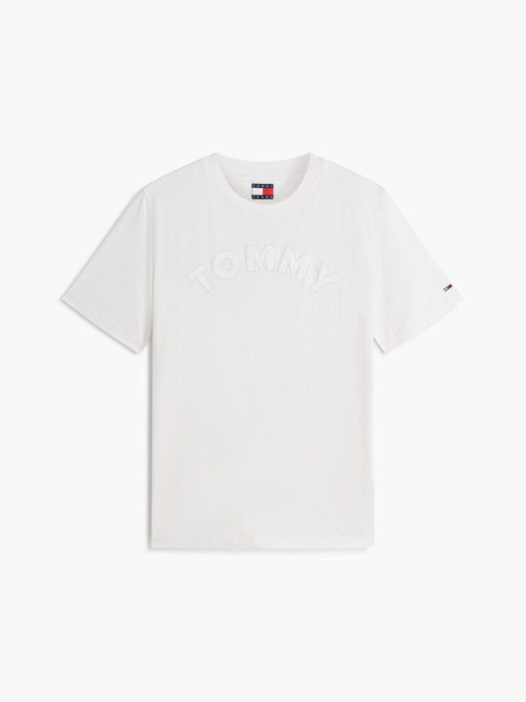White Relaxed Washed Jersey T-Shirt  Women