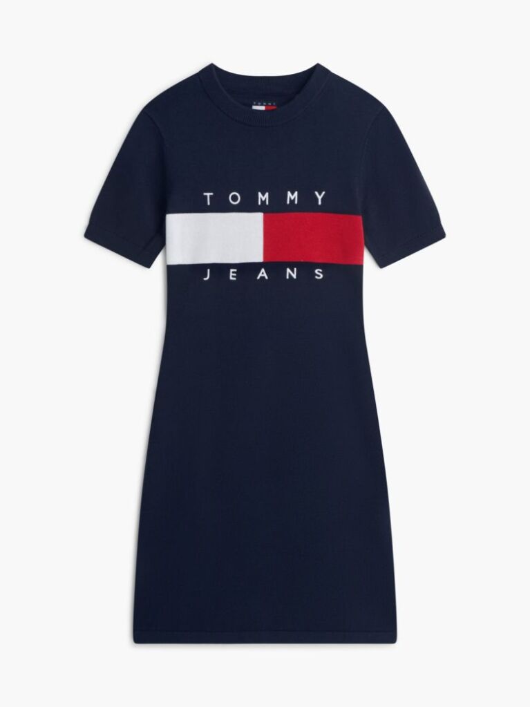 Μπλε Slim Mini Πλεκτό Φόρεμα  Γυναίκες