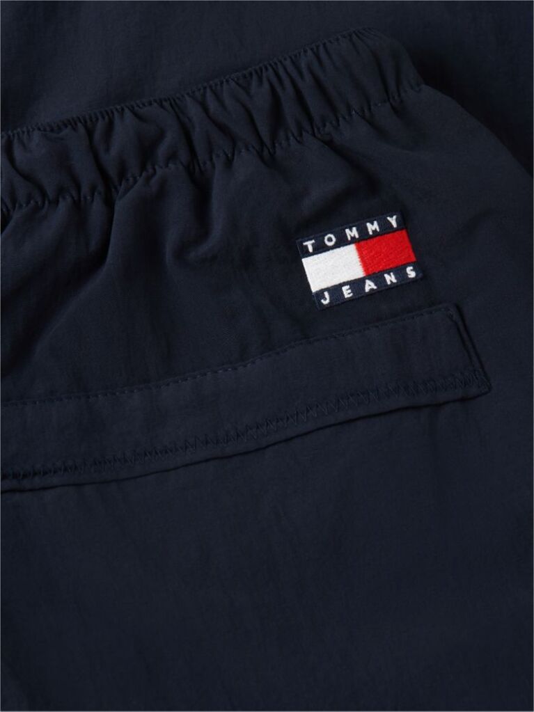 Blue Low Rise Parachute Trousers  Women