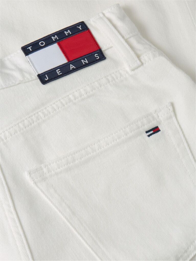 Denim High Rise Slim Straight White Jeans  Women