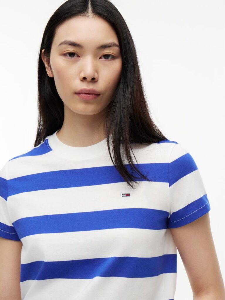 Multi Βαμβακερό T-Shirt Με Σημαία  Γυναίκες
