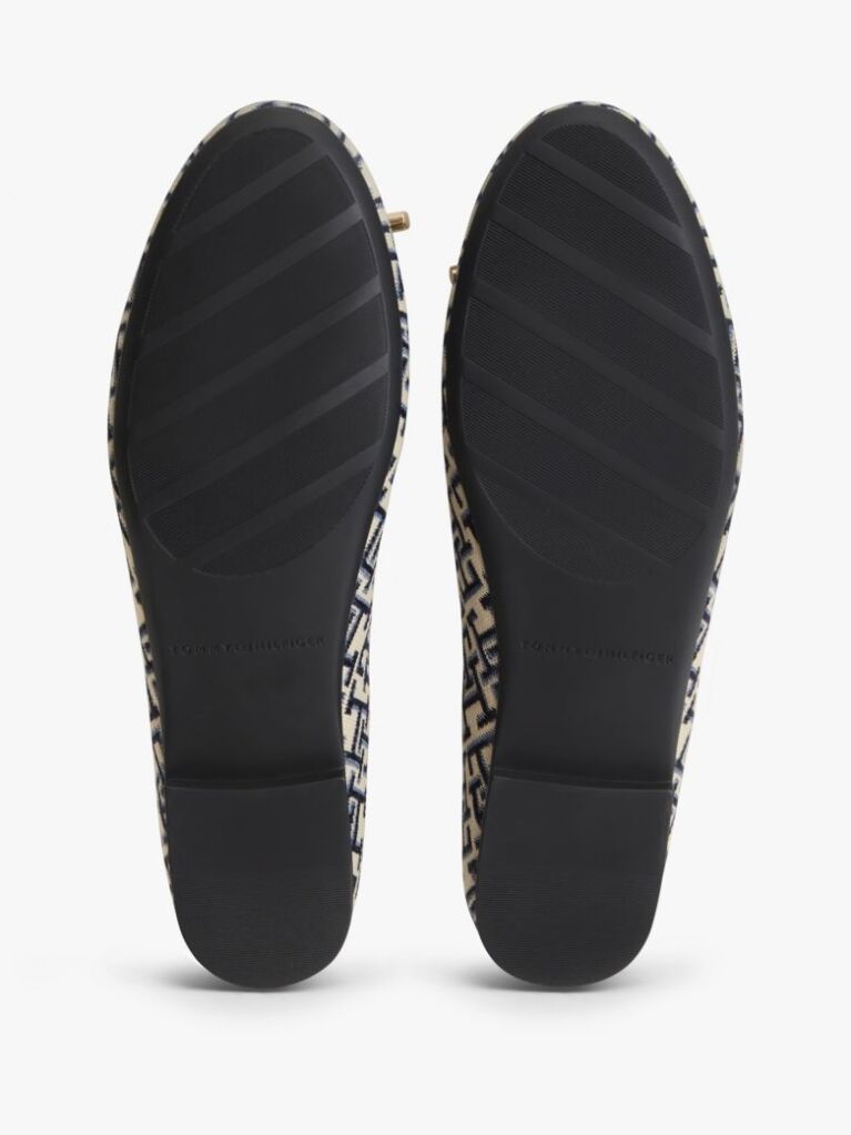 Blue Jacquard Ballerinas  Women