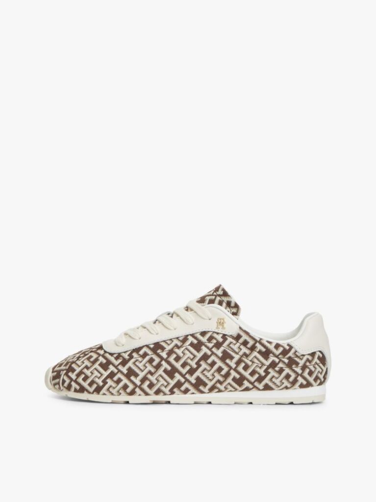 Multi TH Monogram Textile Trainers  Women