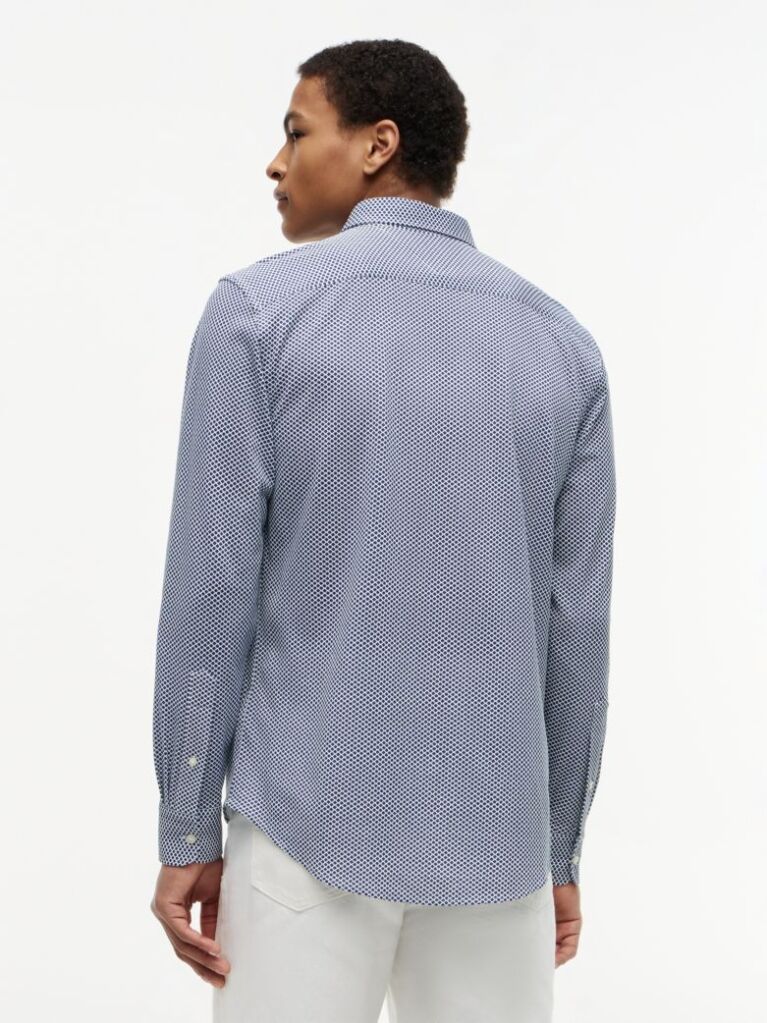 Multi Regular Fit Pique Pattern Shirt  Men