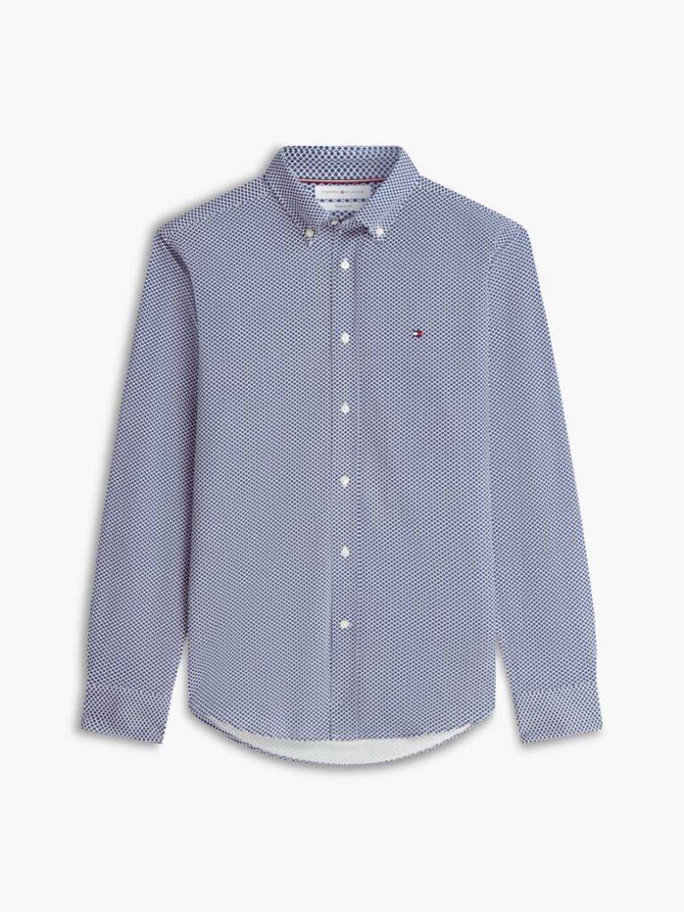 Multi Regular Fit Pique Pattern Shirt  Men