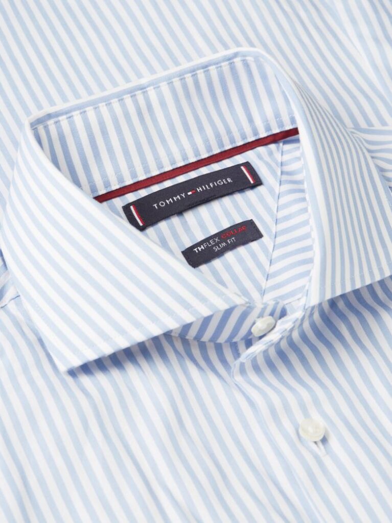 Multi Smart Casual Ριγέ Πουκάμισο Σε Slim Γραμμή  Άνδρες