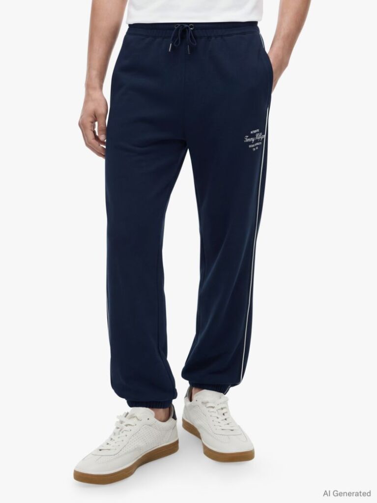 Blue Heritage Logo Joggers  Men