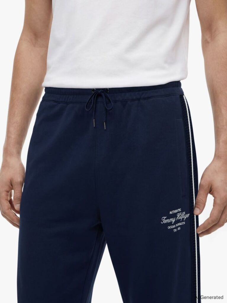 Blue Heritage Logo Joggers  Men