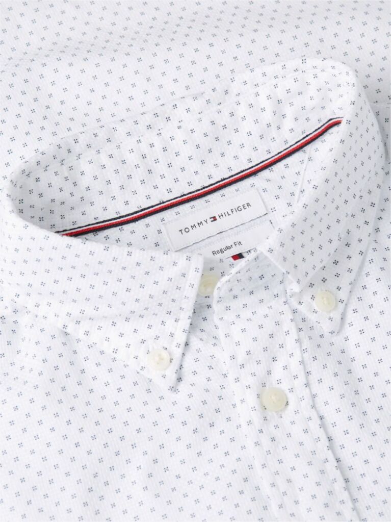 Multi Regular Fit Print Flex Poplin Shirt  Men