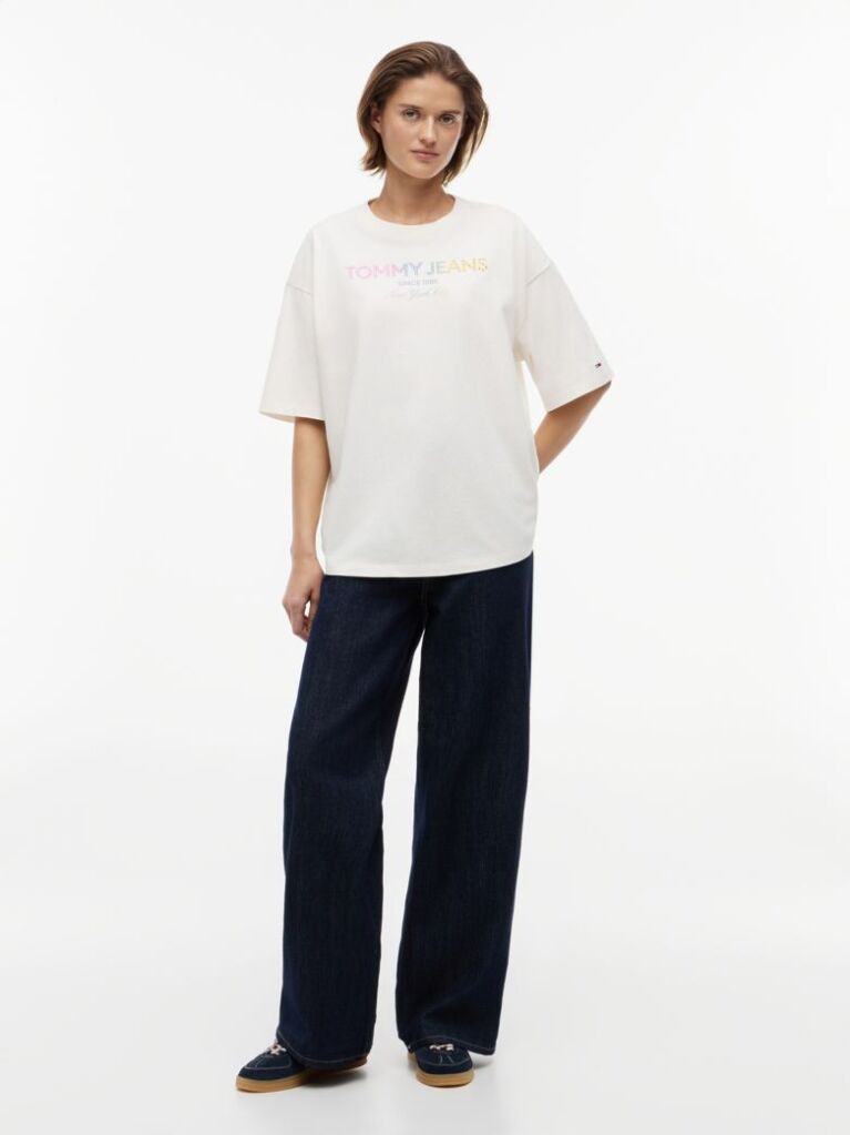 Washed Oversized Jersey T-Shirt — ANCIENT WHITE