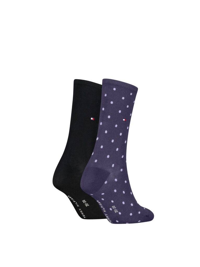Blue Tommy Hilfiger Dot Women's Socks (2 pack)  Women