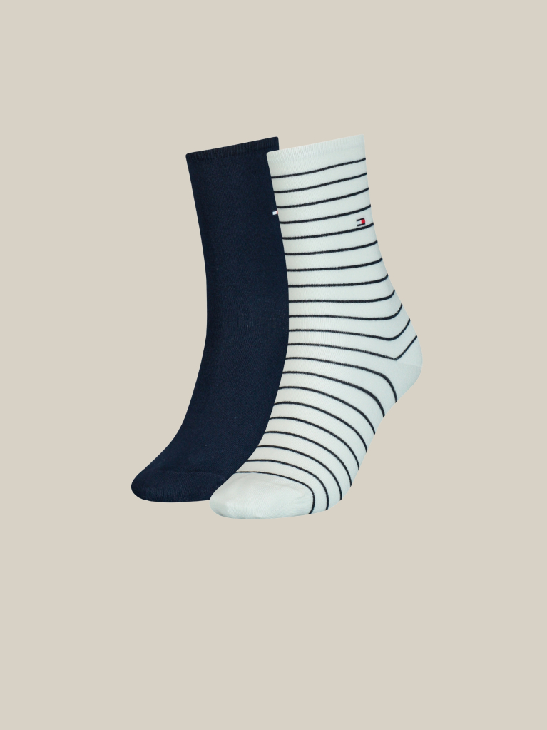 Multi 2-Pack Slim Stripe Socks  Women