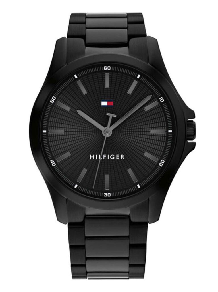 Black Black Stainless Steel Watch  Men