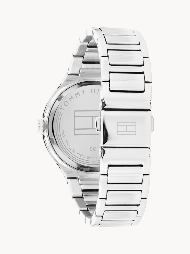 Μπλε Ρολόι Από Ανοξείδωτ Ατσάλι Με Μπλε Καντράν  Γυναίκες