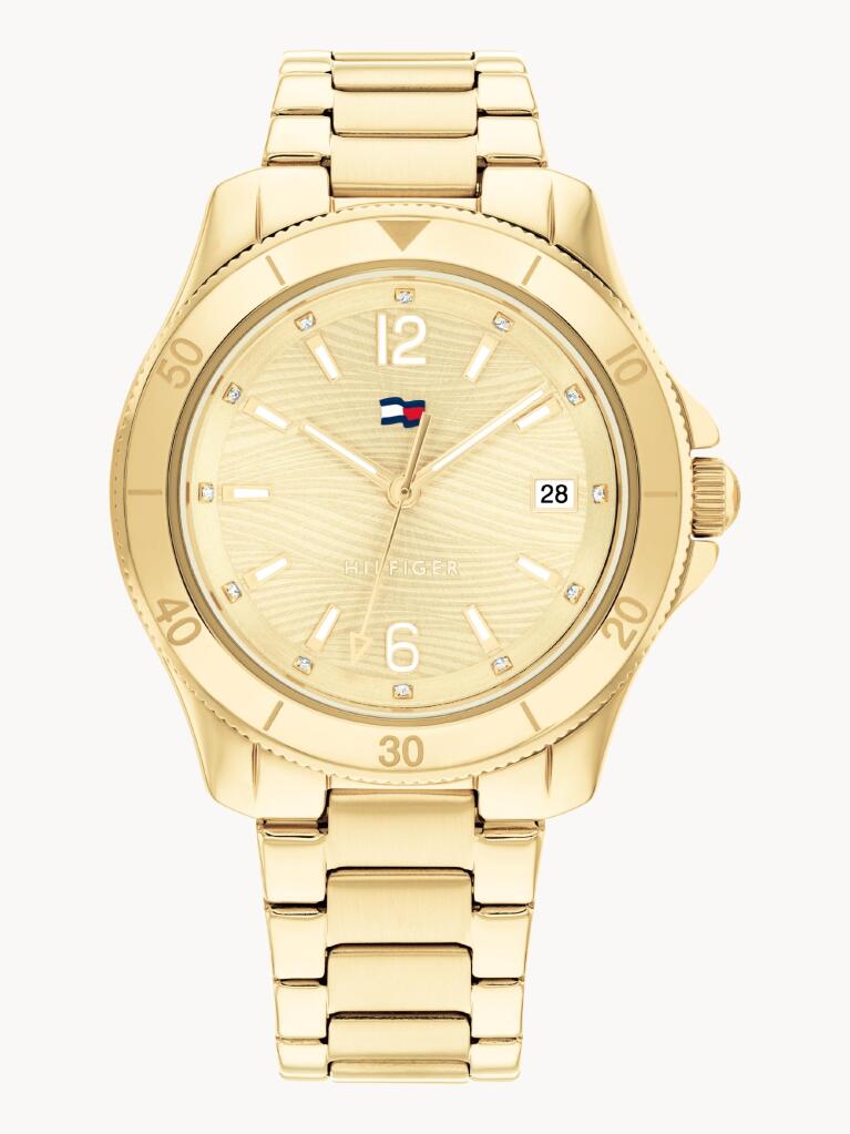 Gold Gold-Tone Stainless Steel Watch  Women