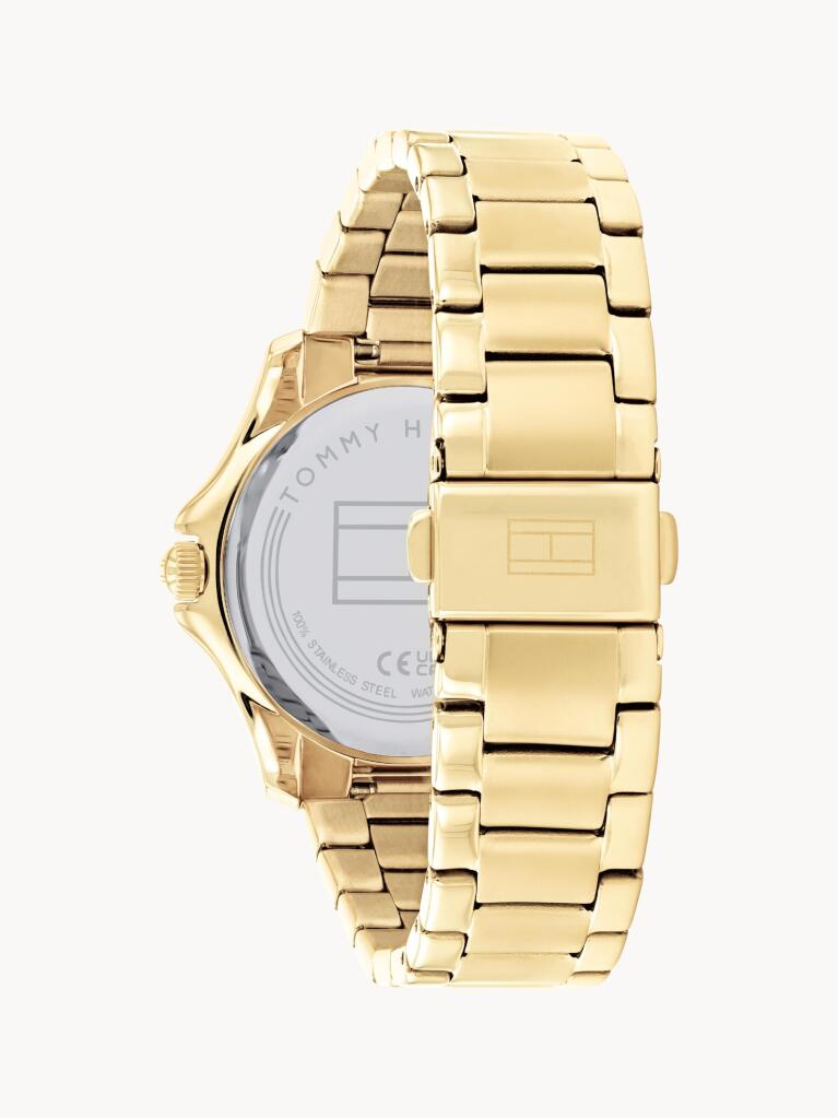 Gold Gold-Tone Stainless Steel Watch  Women