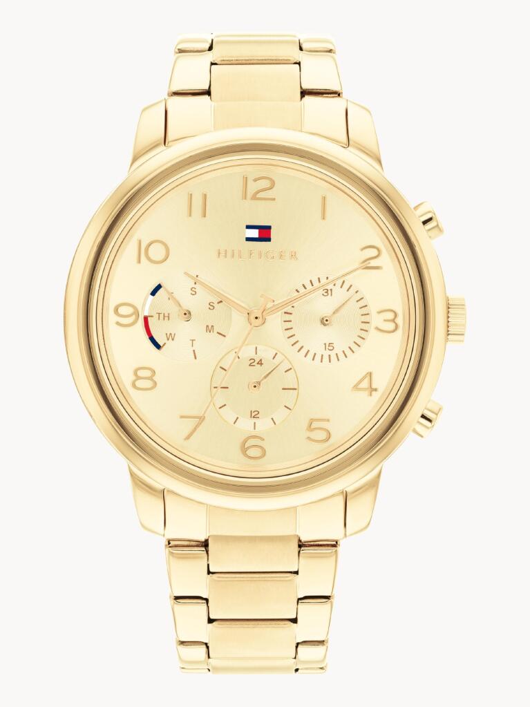 Gold Gold-Plated Stainless Steel Watch  Women