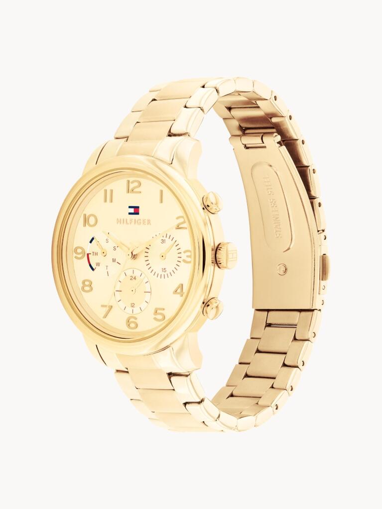 Gold Gold-Plated Stainless Steel Watch  Women