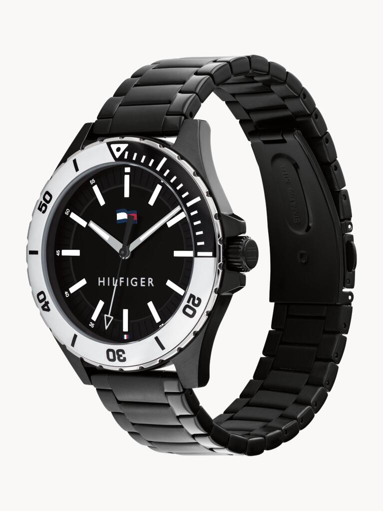 Black Stainless Steel & Alouminum - Black Watch  Men