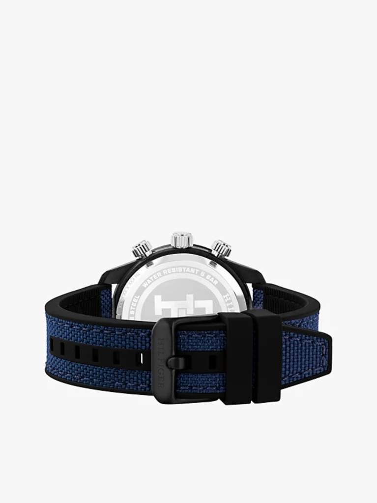 Blue TH Monogram Navy Chronograph Watch  Men