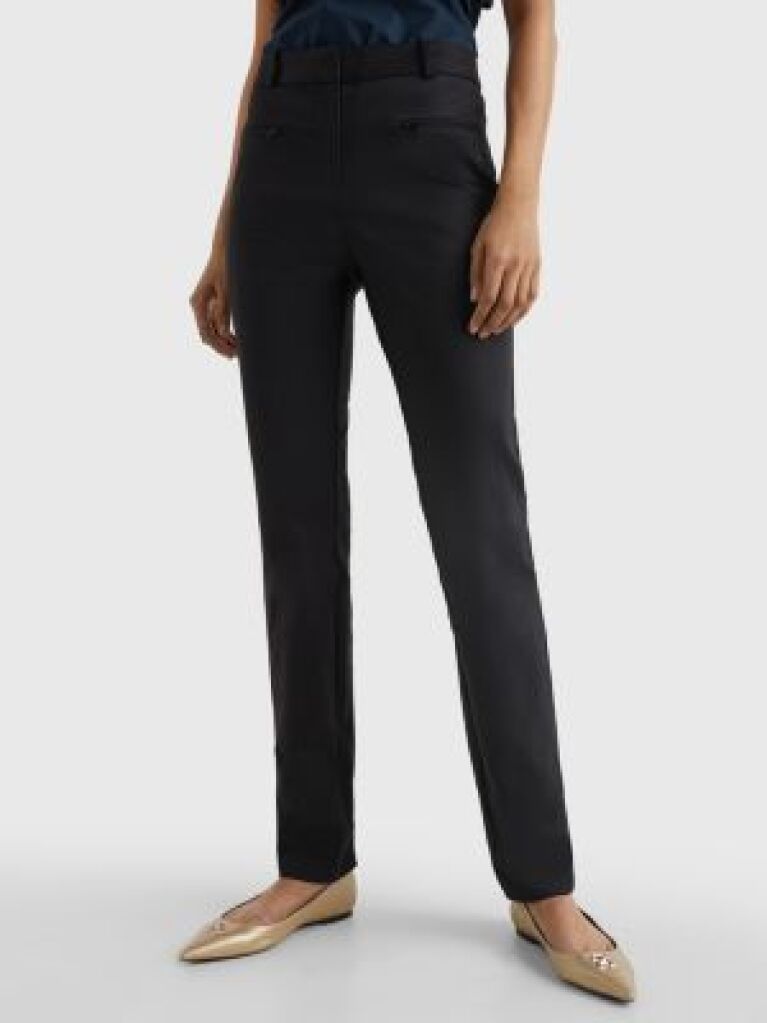 Black Heritage Slim Fit Pants  Women