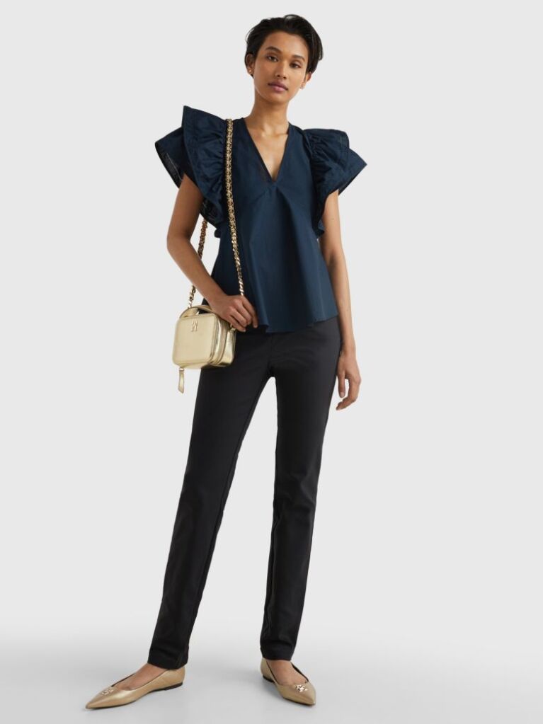 Black Heritage Slim Fit Pants  Women