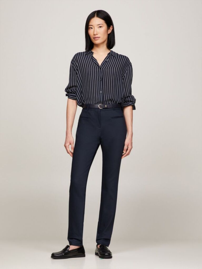 Blue Heritage Slim Fit Pants  Women