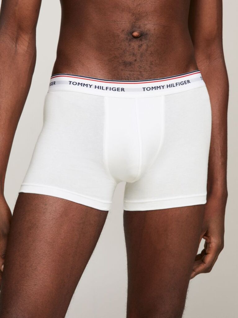 Άσπρο Boxers Από Ελαστικό Βαμβάκι - Σετ 3 Τεμάχια  Άνδρες