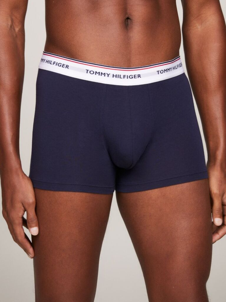 Μπλε Boxers Από Ελαστικό Βαμβάκι - Σετ 3 Τεμάχια  Άνδρες