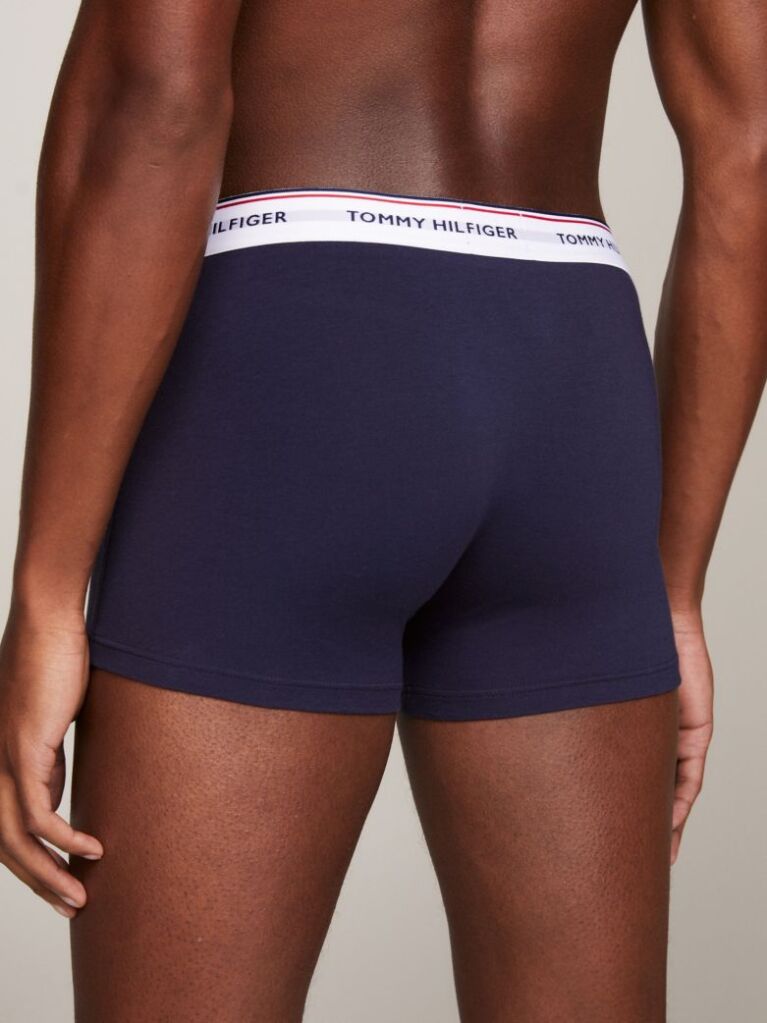 Μπλε Boxers Από Ελαστικό Βαμβάκι - Σετ 3 Τεμάχια  Άνδρες